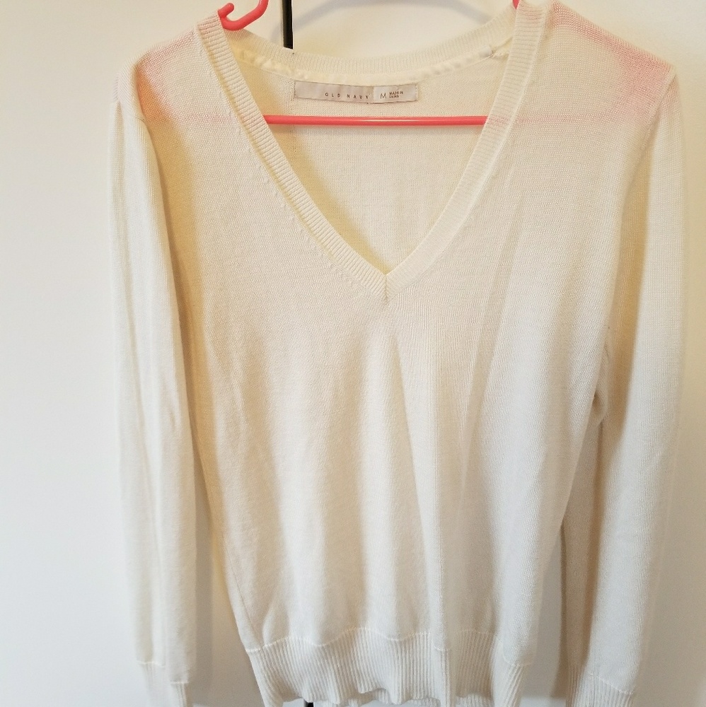 Cream colored light sweater